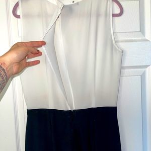 BCBGMAXAZRIA Black&White Jumpsuit